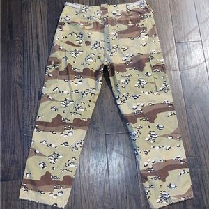 Chocolate chip Military Surplus camo pants baggy